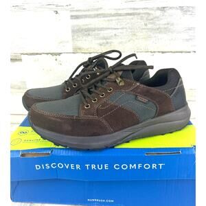Nunn Bush mens 8 excursion lt brown suede moc toe oxford sneaker new